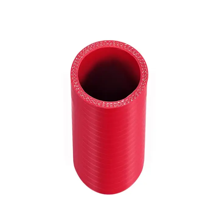 X AUTOHAUX Tubo Silicone Gomito 45° 57mm Con Morsetti - Nero/Rosso Per Raffreddamento Motore