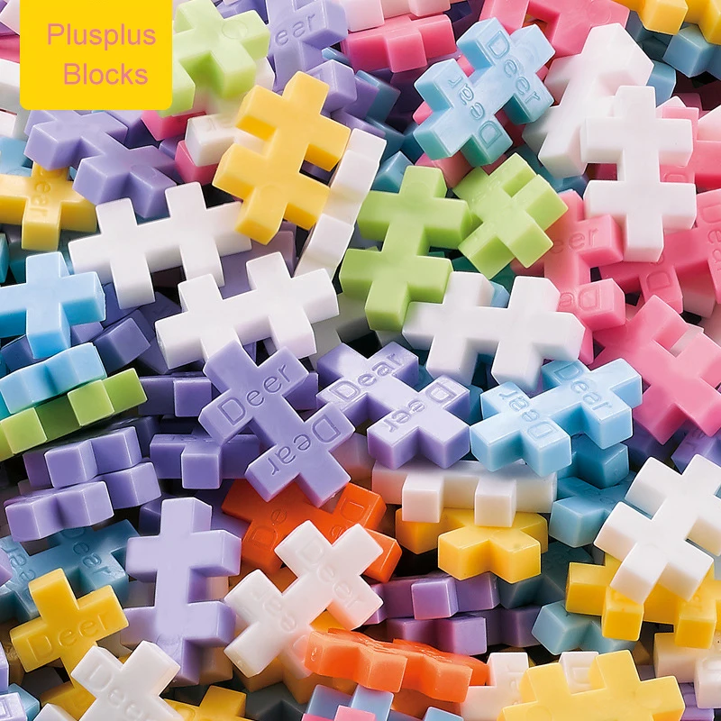 Mini blocs de construction Plusplus pour enfants, Melis Semi, jeu de  construction, assemblage, jouets