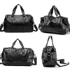 Fitness Gym Bag Man Travel PU Leather Outdoor Sports Handbag Multi-functional Large Capacity Storage Shoulder Trip Bags xa171wd 5