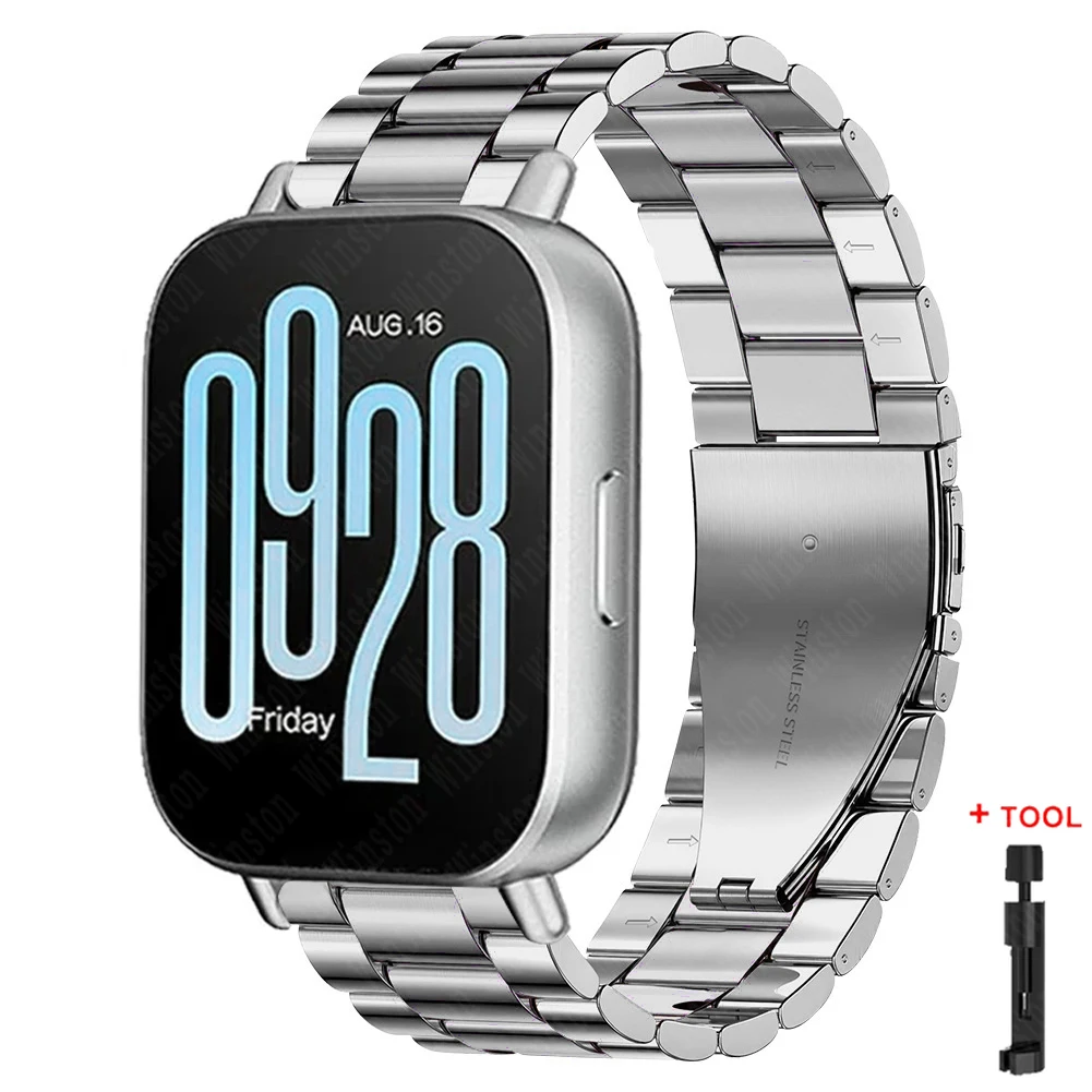 Stainless Steel Strap - Premium Metal Band Bracelet Wristband, 22mm