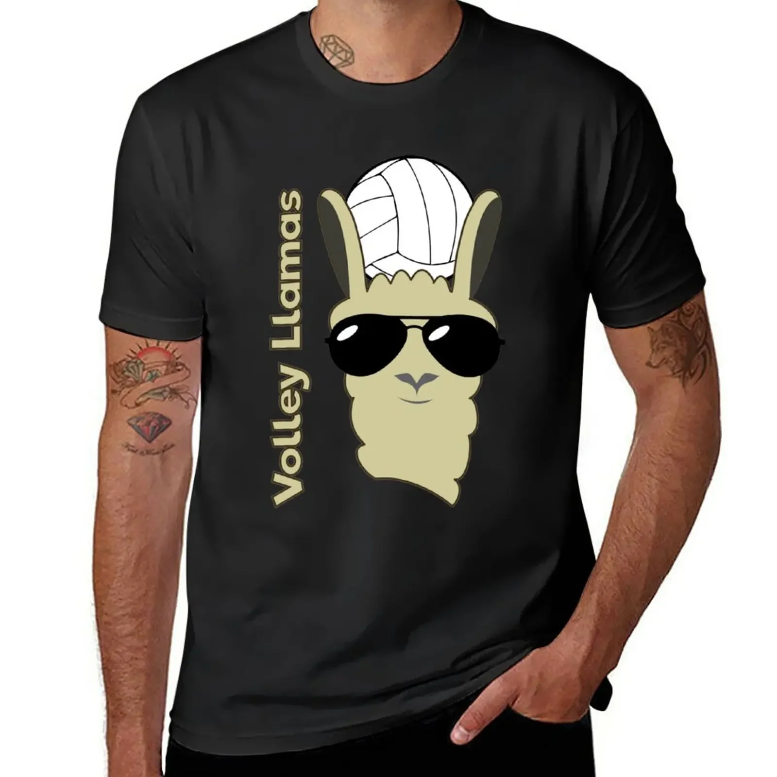

Volley Llama Texte T-Shirt vintage clothes funnys plain t shirts men
