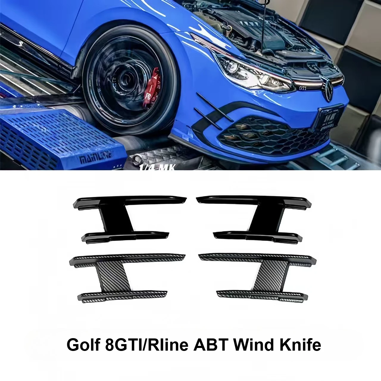 For Volkswagen Golf GTI R-Line MK8 Golf 2020 -2024 ABT Style