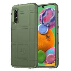 Samsung Galaxy A90 5G Armor Shield - Soft Silicone Matte Anti-Knock Case for Galaxy A90 5G (Army green)