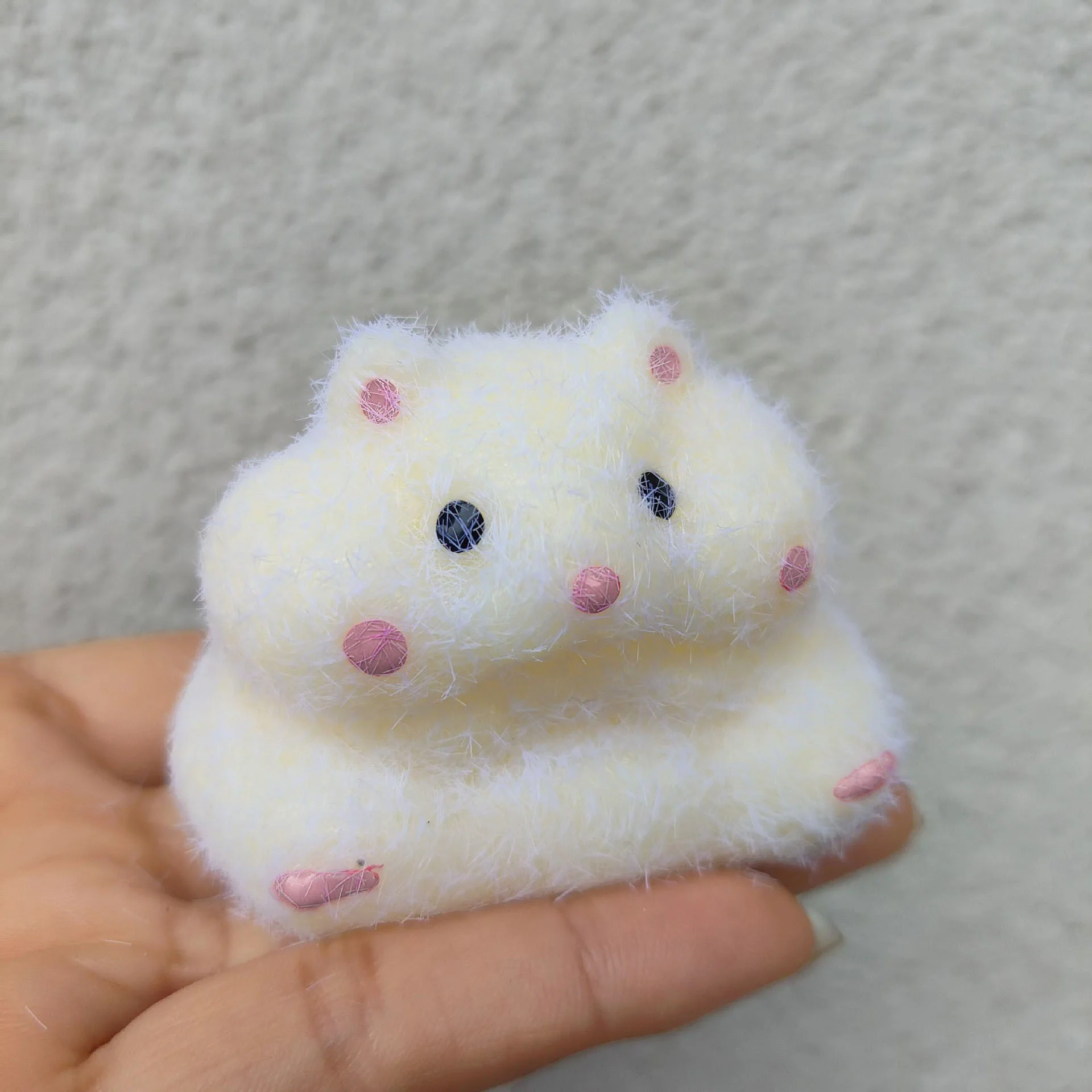 Taba Squishy Kawaii Handmade Silicone Hamster Stress Relief Toy
