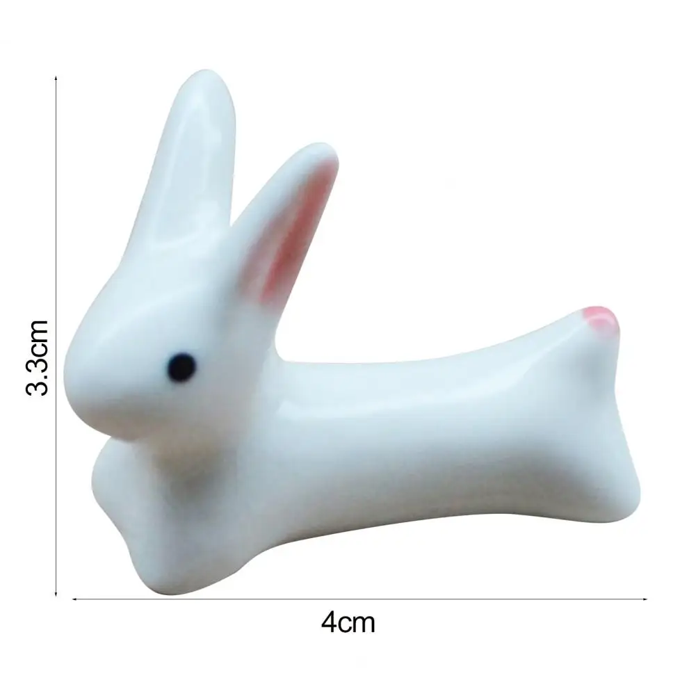 Ceramic Rabbit Incense Stick Rack Penholder Incense Burner Holder Chopstick Rest Table Decor For Kitchen Home Ornament