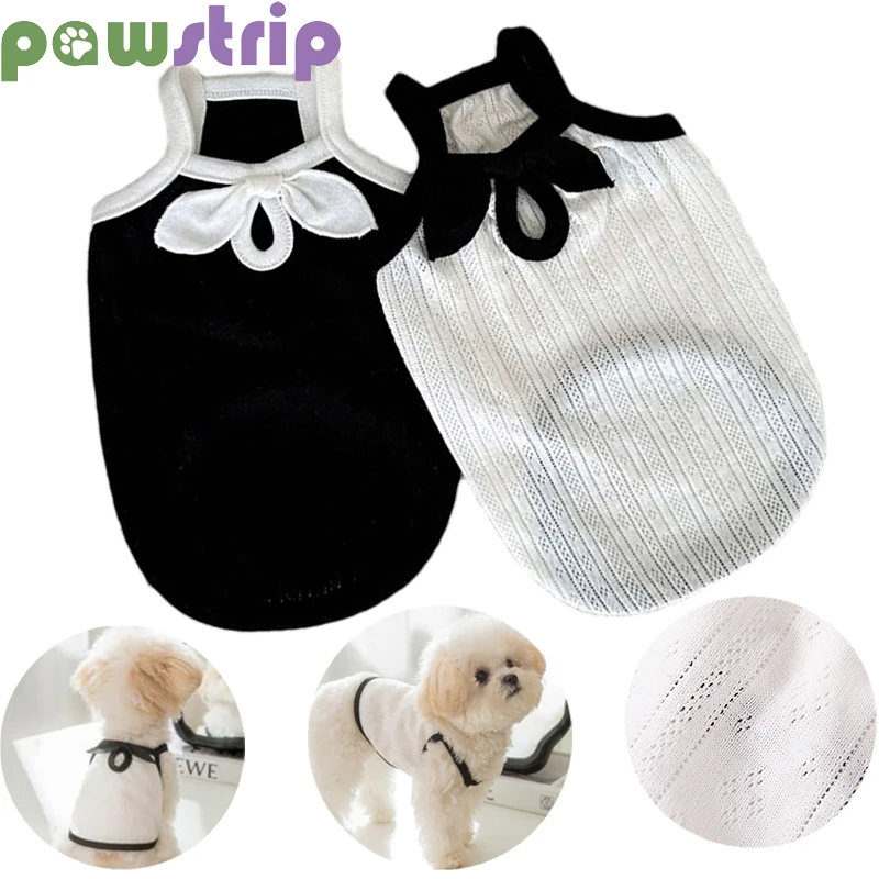 

Spring Summer Dog Vest Thin Breathable Dog Clothes for Small Medium Dogs Cats Fashion Soft Puppy Sling Teddy Yorkshire Clothing
