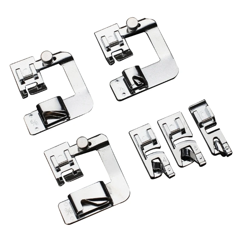 

Sewing Machine Foot Presser 3 /4 /6mm 6pcs/set DIY Sewing Clothes Patch Projects