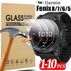 Premium Tempered Glass HD Screen Protector for Garmin Fenix - Anti - Scratch Film 10 - Pack (For Fenix 6s Pro)
