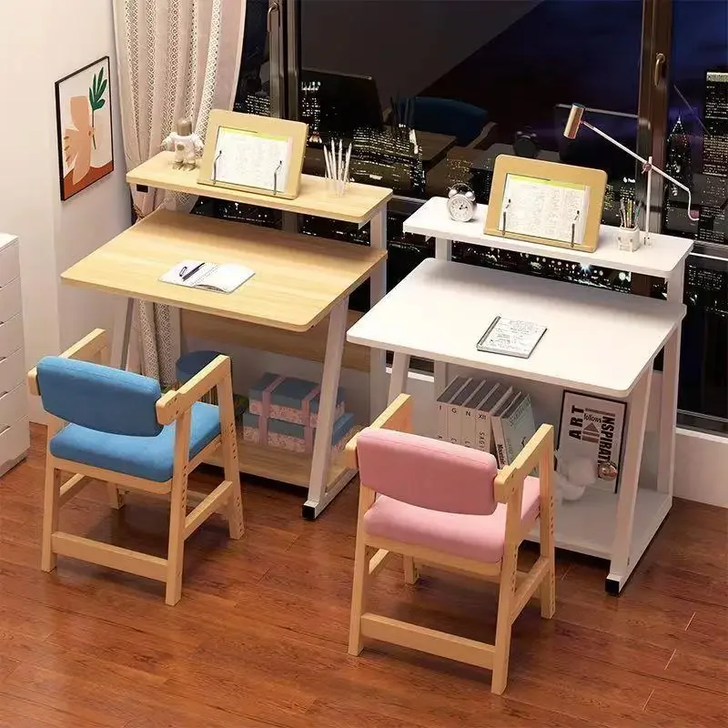 Kids Furniture Study Table Desk School Tables Chair Child Bedside Children Chairs Set Children's The Room Scrivania Desks LT
