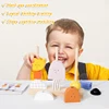 Baby Block Stacking Matching Puzzle Game Montessori Toys Shape Cognition Thinking Logical Creative Educational Toys for Tooddler 2