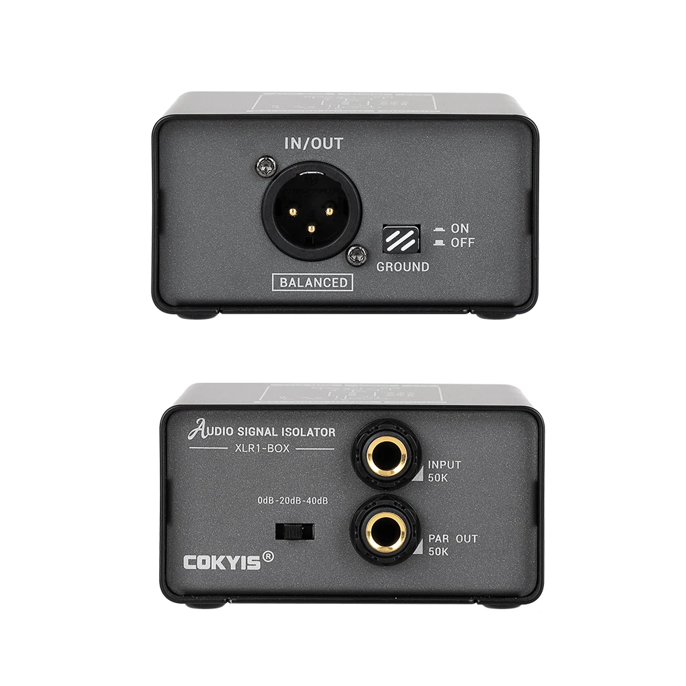 오디오 신호 절연기 다채널 XLR 6.35mm 고임피던스 출력 절연기