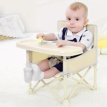 Stylish and Durable High Chair with Adjustable Footrest and Detachable Cushion for Comfortable Feeding, Perfect for Growing Babi 1