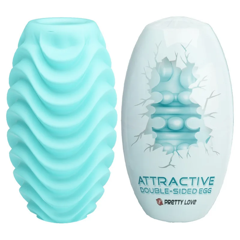 Male Masturbator Egg Silicone Penis Stroker Cup Sex Shop Goods Adult Erotic Toy Portable Oral Sex Toy Masturbation Cup