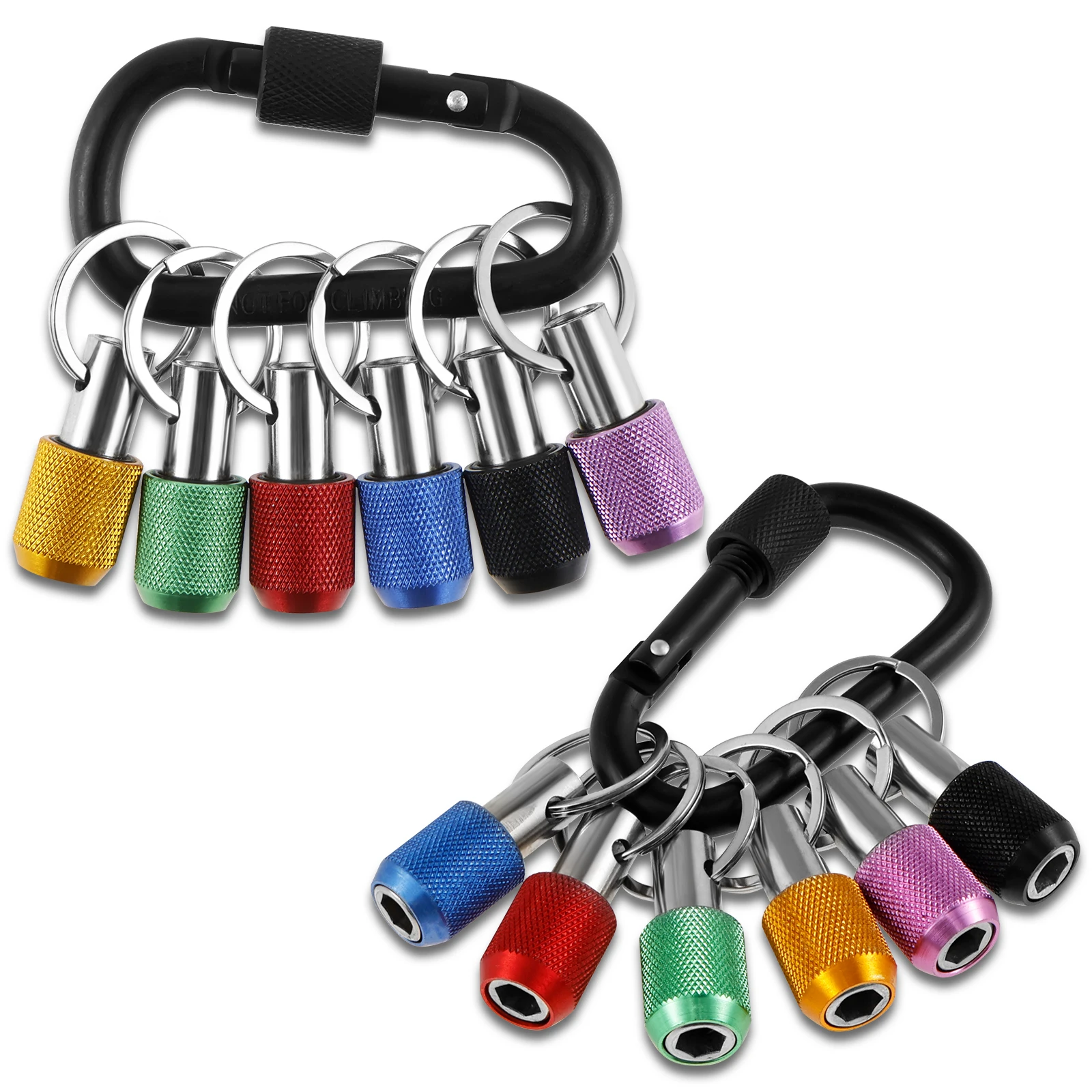 

12 шт., держатель для бит и отверток с шестигранным хвостовиком, 1/4 дюйма