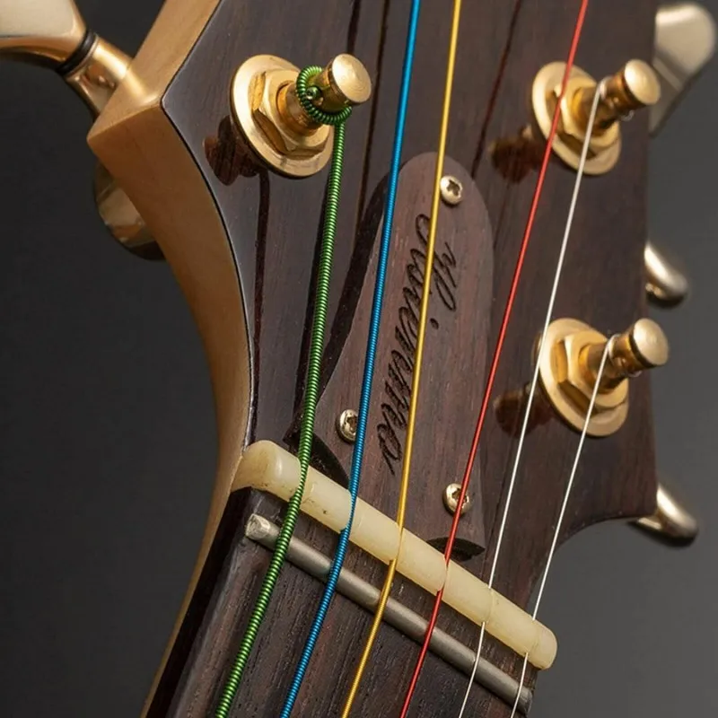 Electric Guitar Strings Acoustic Guitar Strings Guitar Accessories Classical Guitar Strings Colorful Guitar Strings 1-6 Strings Classical Classic Guitar Acoustic Steel Musical Instrument Accessories