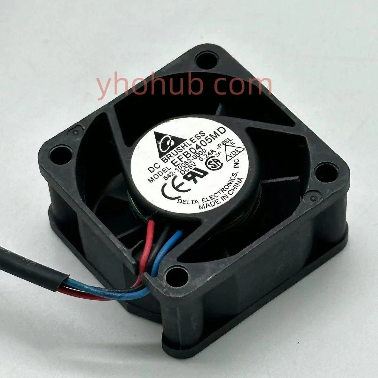 

3-проводной Вентилятор охлаждения сервера Delta Electronics EFB0405MD P68L DC 5 В 0,24 а 40x40x20 мм