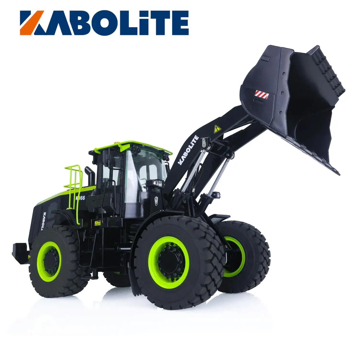In Stock KABOLITE K966 1/16 Painted Assembled Hydraulic RC Loader HUINA Remote Control Construction Vehicle Toy Model Gift 4