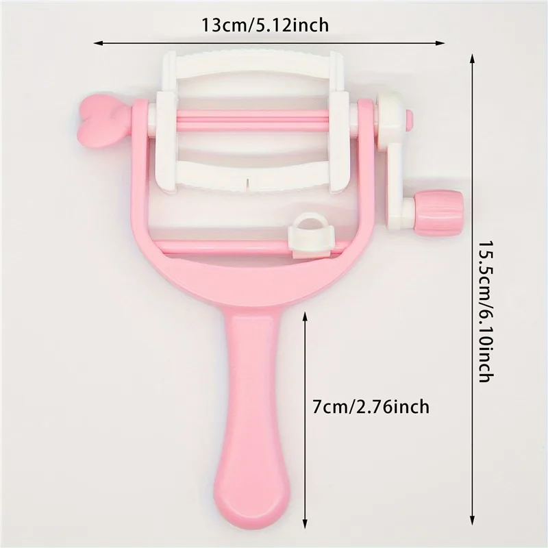DIY Household Hand Cranked Rope Knitting Machine Rope Winding Machine Hand Cranked Knitting Tool