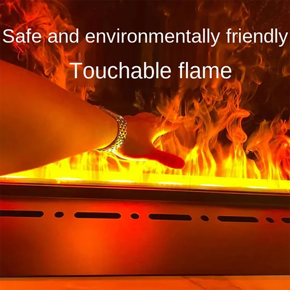 Electric Fireplace Modern Remote Control Electric Fireplace with Mute Water Mist