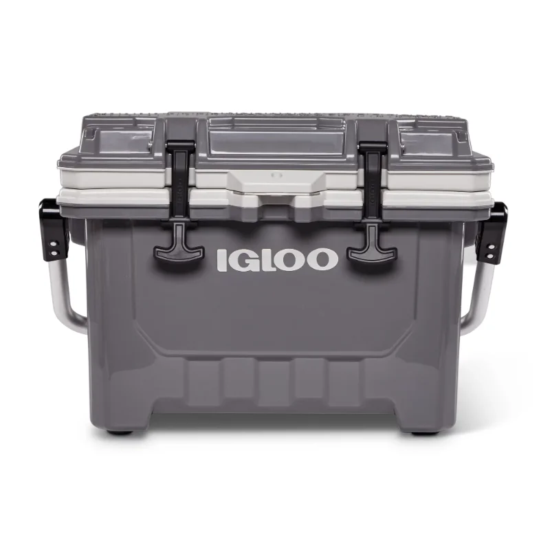 

Igloo 24 Qt IMX Hard Sided Cooler, Gray camping cooler box ice chest cooler cool box ice box