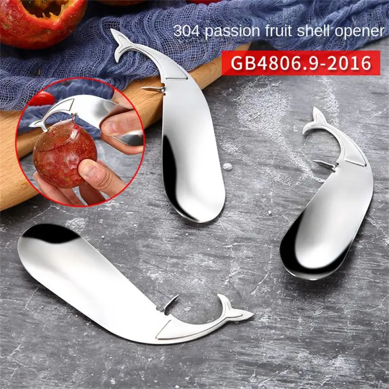 1/3/5PCS Fruit Sheller Portable Stainless Steel Opener Shell Opener Corrosion-resistant Kitchen Gadgets Small Size Spoon