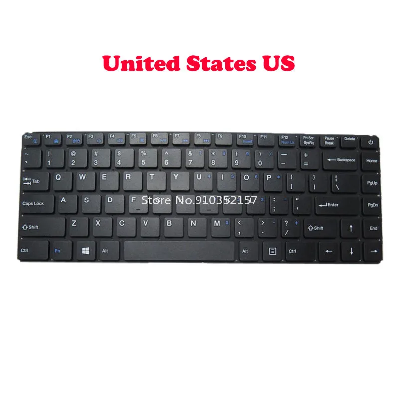 Laptop Keyboard For Lanix Neuron RII / Neuron R English US No Frame