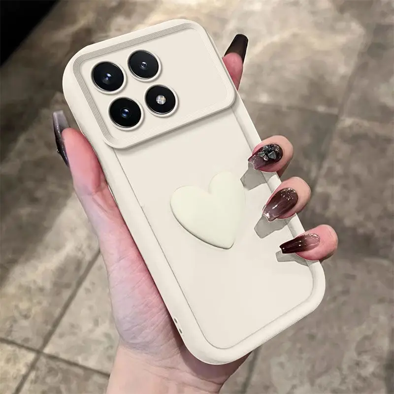 Curly Love Heart Shockproof Bumper Cover s