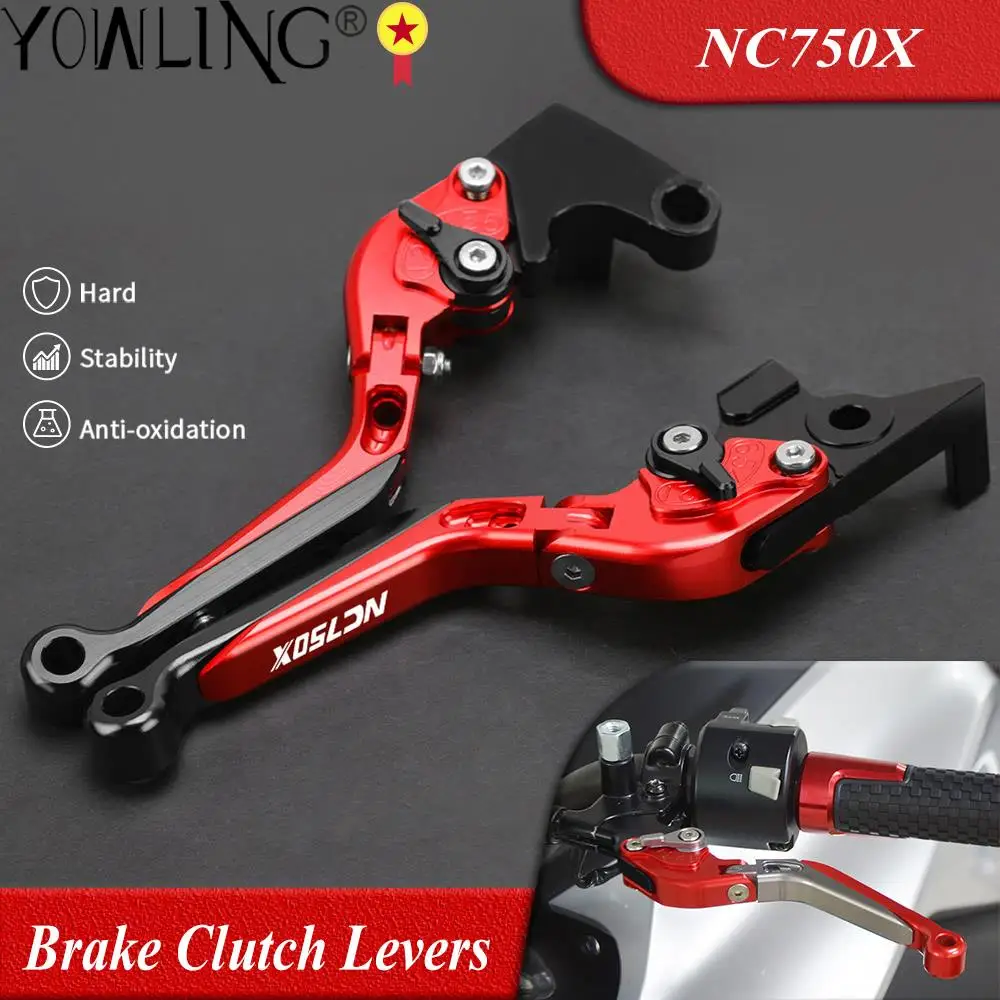 

Motorcycle Accessories Adjustable Folding Extendable Brake Clutch Levers Handle For Honda NC750X NC 750 X 750X NC750 X 2014 2015