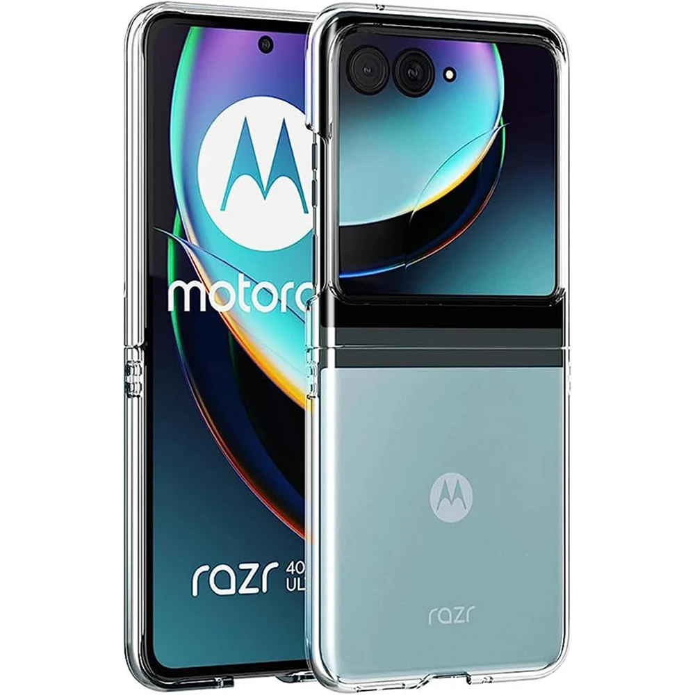 Custodia Per Moto Razr 40 Ultra Xt2321-3 Copertura In Plastica Rigida Trasparente Ultra Sottile Per Motorola Razr 40 Ultra Plus 2023