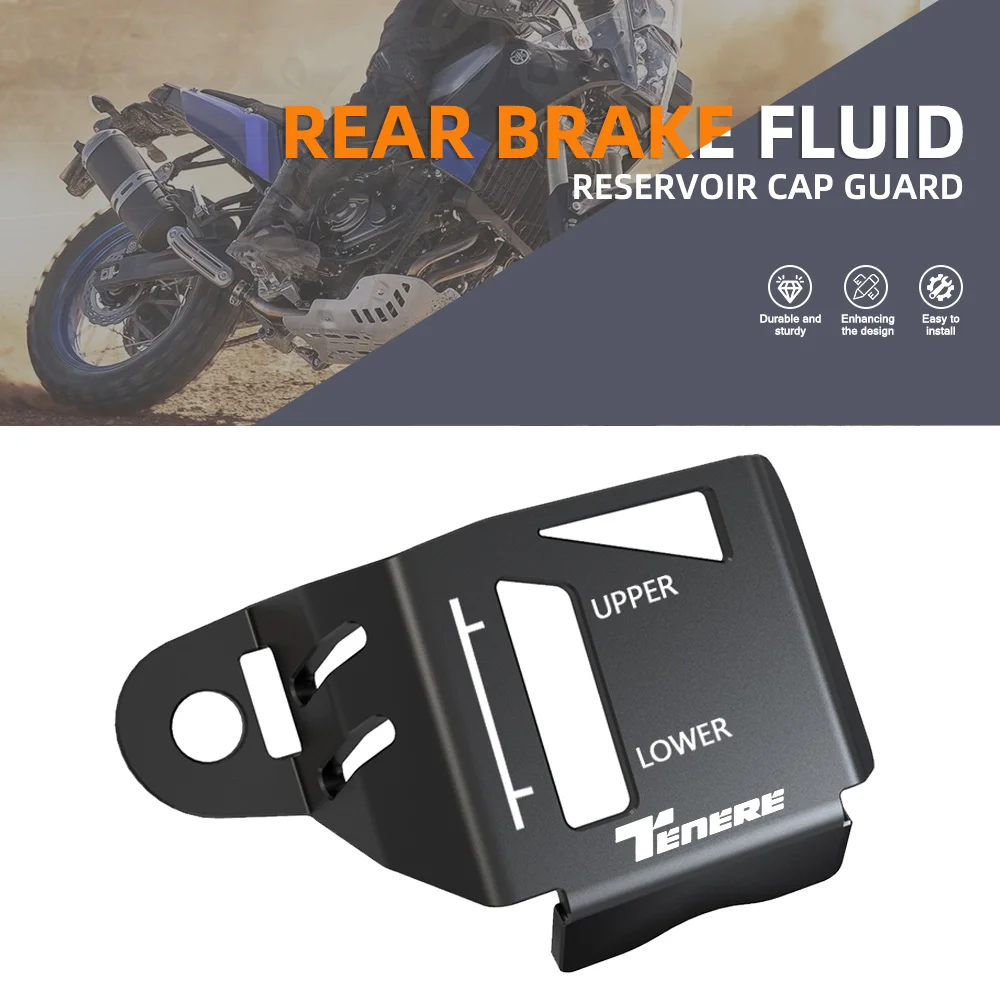 

Rear Brake Fluid Reservoir Cap Guard FOR YAMAHA T7 XTZ TENERE 700 XTZ700 TENERE RALLY EDITION 2019-2020-2021-2022-2023 WOLD RAID