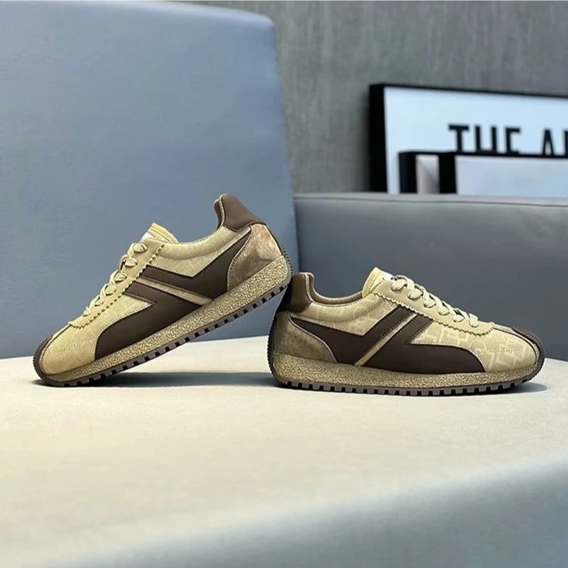 Retro Running Shoes Men Breathable Mesh Casual Sneakers Lightweight Forrest Gump Canvas Outdoor Summer Tennis_vogvips.com
