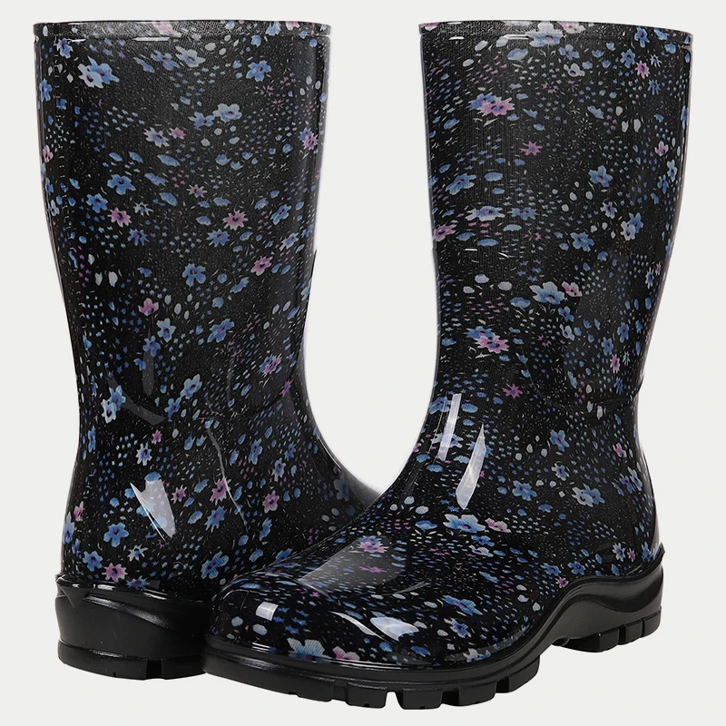 Waterproof Rubber Rain Boots For Women Summer Garden Outdoor