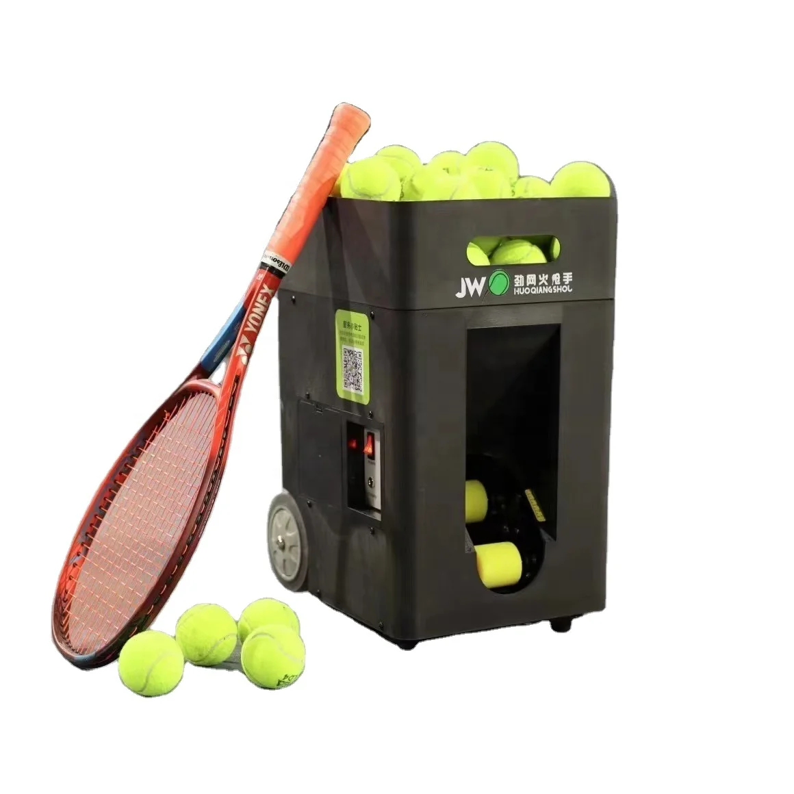 

Тренажер для тенниса для начинающих, интеллектуальная автоматическая метательная машина для подачи мячей, тренажер для мячей, портативная машина для теннисных мячей