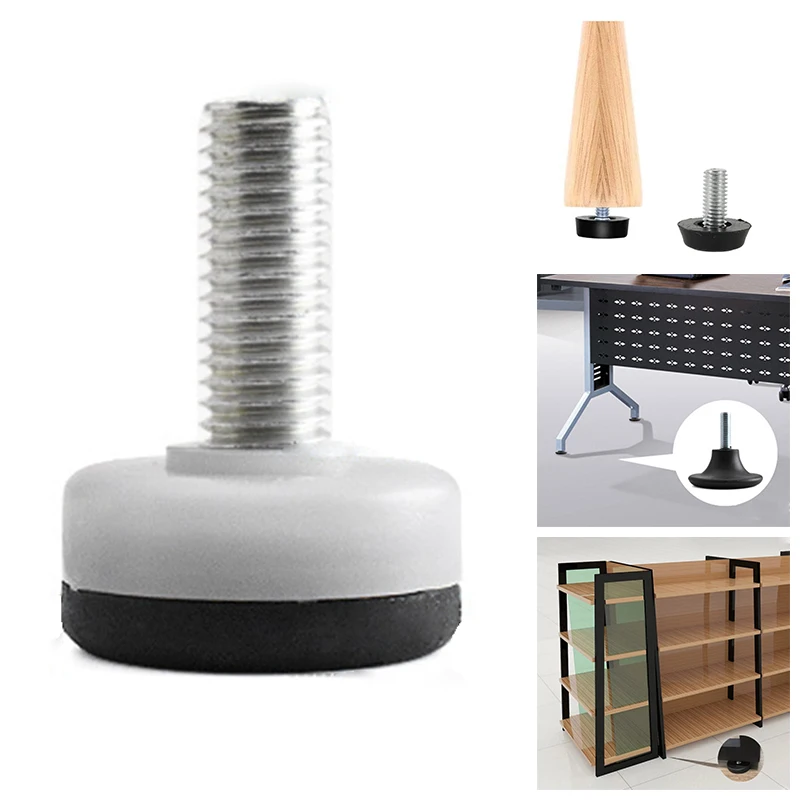 5pcs M6 M8 M10 Furniture Legs Anti-Slip Table Cabinet Leg Pads Adjustable Feet Floor Protector adjustable leveling legs