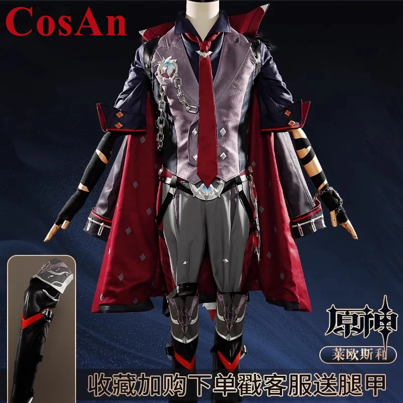 

CosAn Game Genshin Impact Wriothesley Cosplay Costume Full Set Combat Uniforms Activity Party Role Play Clothing S-XXL