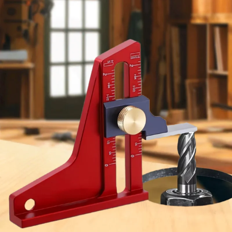 Precision Height Gauge Metric Depth Measurement Tool DIY Projects Woodworking Table Saw Router Table