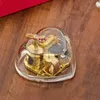 1pc Mini Creative Acrylic Material Transparent Hand Windup Metal Movement Octave Box Music Box, Friend Couple Birthday Gift 1