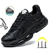 Safety Shoes Work Sneakers Steel Toe Men Puncture-Proof Work Boots Indestructible Security Boots Light Weight Hiking Sneakers