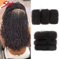 Élégant Afro crépus en vrac cheveux humains pour tressage torsion péruvien QVR Remy cheveux en vrac pour Dreadlock couleur naturelle tresses africaines cheveux 2