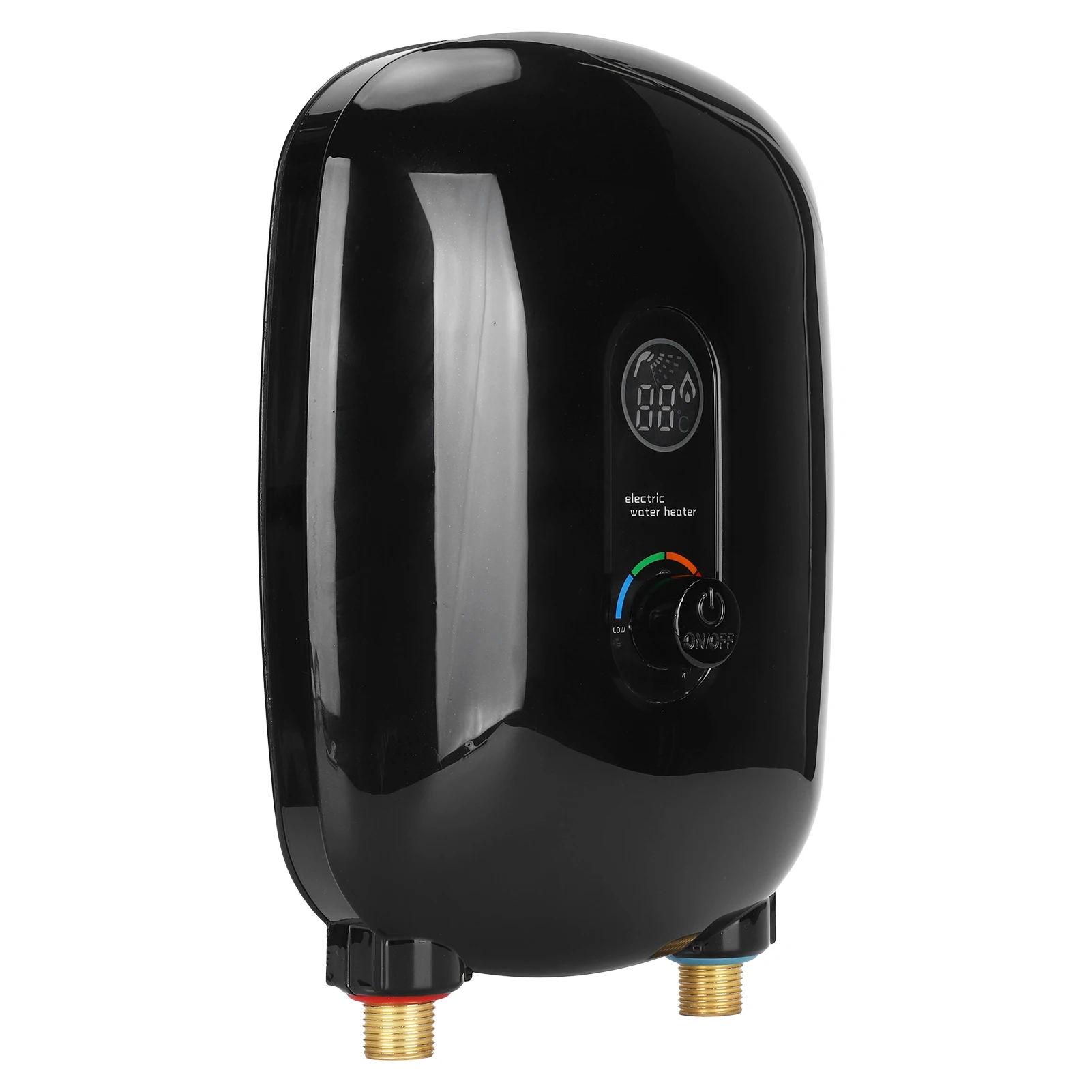 Electric Water Heater Energy Saving Water Heater 6500W LED Display Temperature for Shower Bathing Equipment Hotel Home