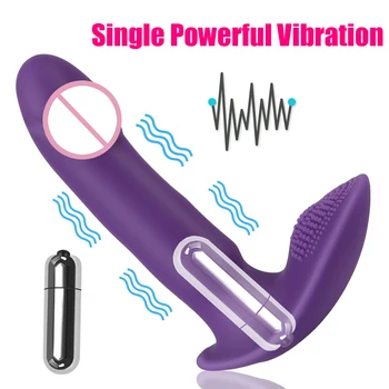 IKOKY Silicone Vibrator Vaginal Massage Wearable Dildo Adult Sex Toys for Woman Female Masturbator G Spot Clitoris Stimulator 3