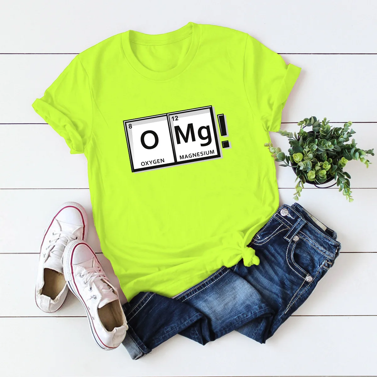 

Summer Cotton None Green Women Casual Funny Humor Letter Print Large Size Short Sleeve T-Shirt Yong Girls Fashion Comfort Tees