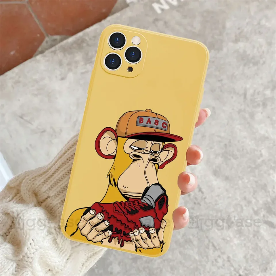 NFT 원숭이 전화 케이스 삼성 갤럭시 S10 S20 S21 S22 S23 S24 S25 FE 플러스 울트라 노트 20 스포츠 브랜드  운동화 모바일 케이스 - AliExpress