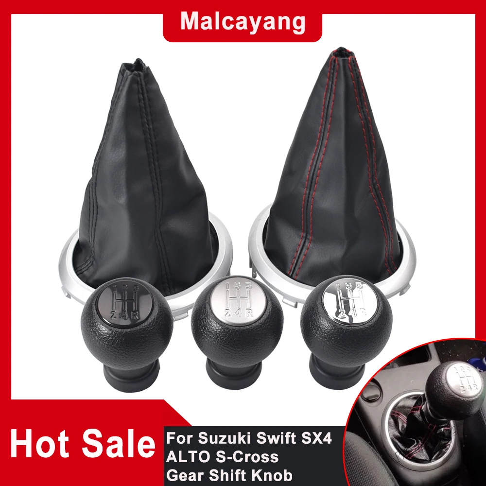 Alte Prestazioni Per Suzuki Swift 2005-2010 Sx4 2007-2013 Alto S-Cross 2010-2015 Pomello Del Cambio Gaitor Boot 5 Velocità