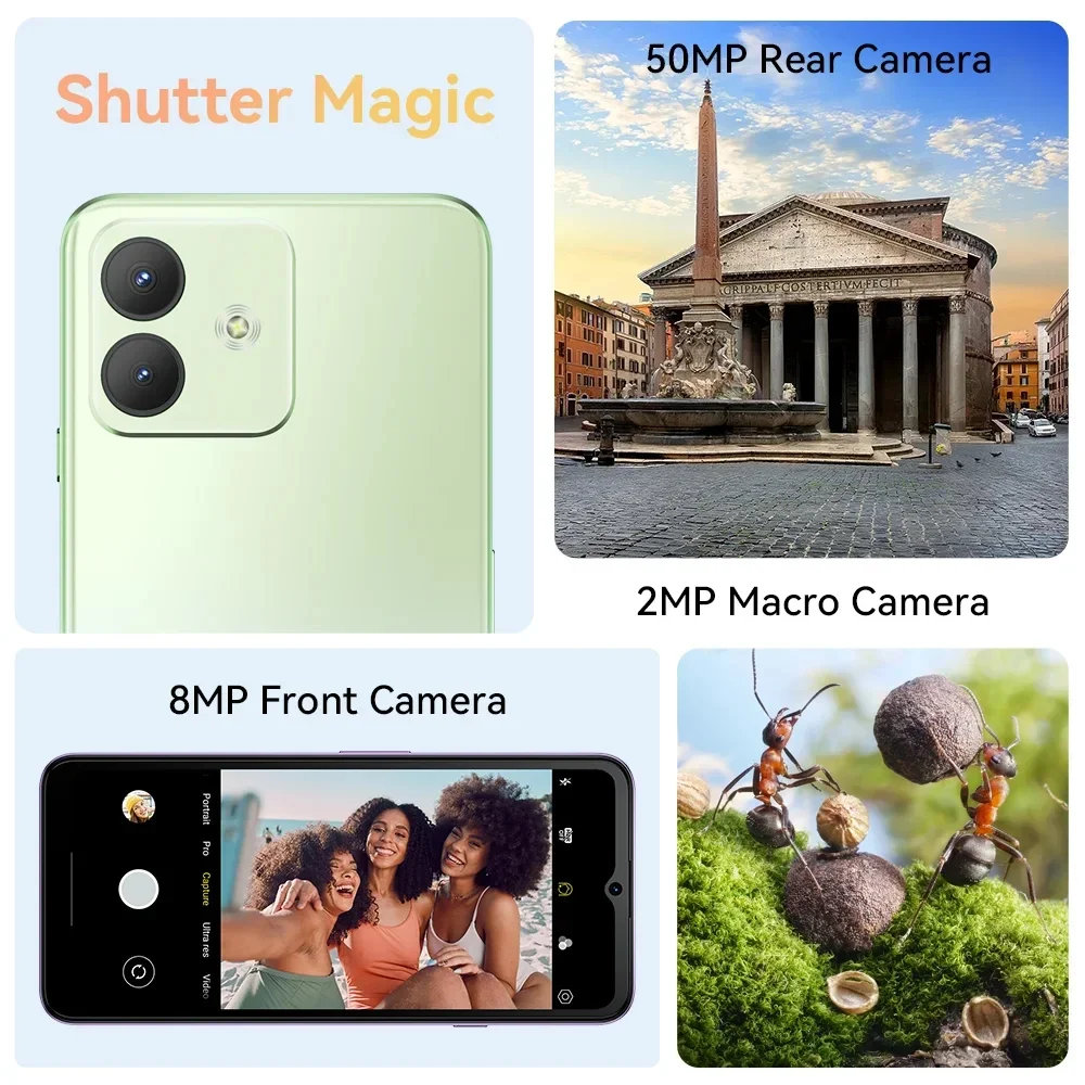Cubot Note 40,12GB(6GB+6GB)+256GB,50MP Main Camera,6.56\