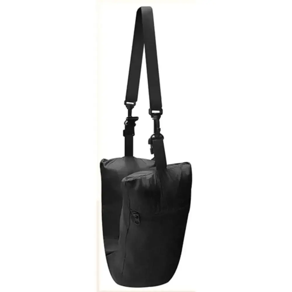 New Lycra Fabric Fillable Travel Neck Pillow Carry Portable Waterproof Stuffable Neck Ultra Soft Fuzz Pillowcase Storage Bag 5