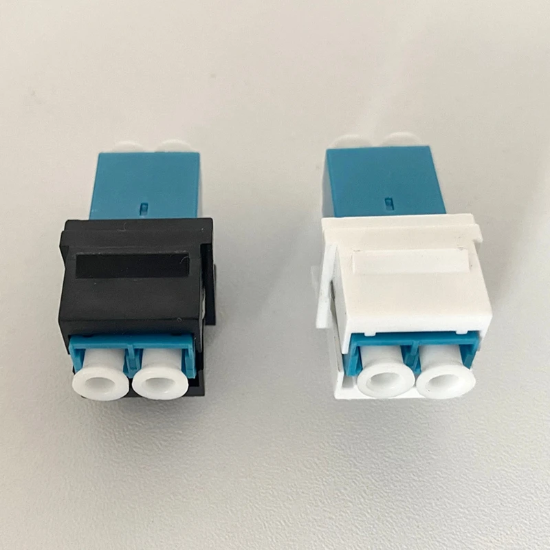 10-Pack-Duplex-LC-UPC-APC-Connectors-Optic-jacks-Adapter-Fiber-Keystone ...