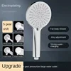 Pressurized shower head home bathroom bath pressurized bath rain water heater bath bar shower head  douche  shower mixer 5