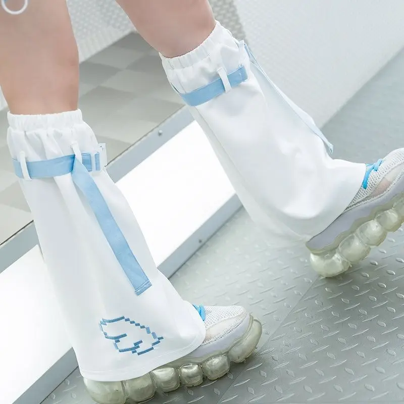 일본 밀레니얼 소녀 스파이시 양말 여성용 스트랩 미드 튜브 스택 양말, 용수철 여름 다리 커버, Y2K 서브컬쳐 신제품