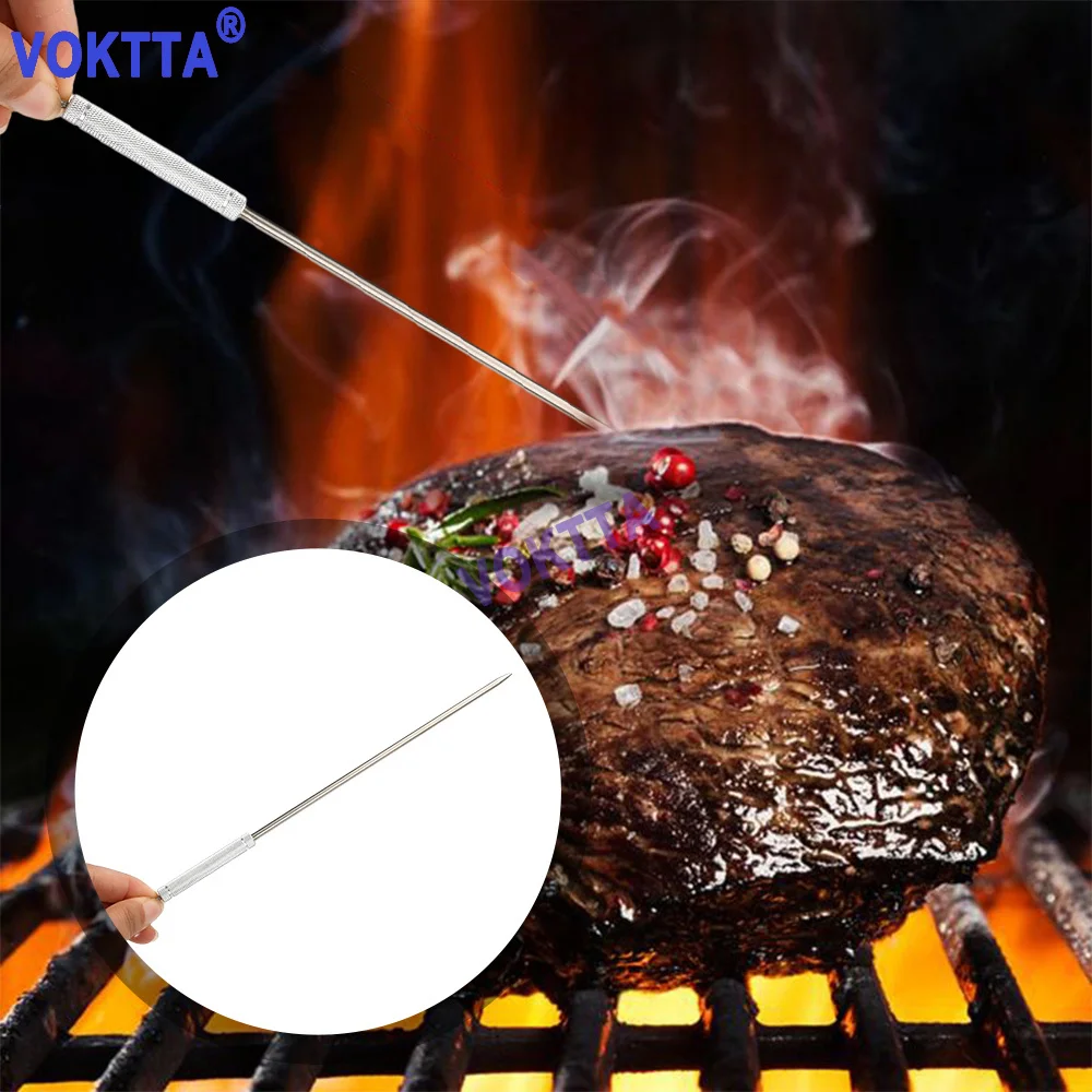 3 Pieces Waterproof Meat Temperature Probe Pellet Grill Temperature Probe  BBQ Probe Replacement Part 2.5 mm Plug Temperature Probe